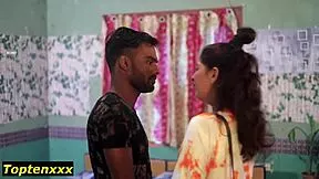 Indian girlfriend's first bedroom fuck with boyfriend turns naughty