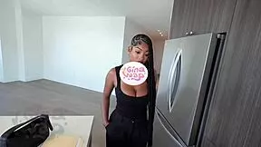 young ebony realtor's huge tits and curvy ass make side job irresistible