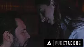 Horny virgin teen Penelope Kay begs pervert priest to fuck her tight ass
