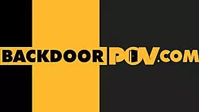 Russian neighbor slut bent over ripped clothes for hardcore anal cumshot!