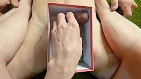 POV UNBOX FESTIVE SMOKING BLOWJOB CUM GULP!