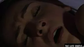 hey gorgeous brunette, love watching your perfect petite body masturbate in mirror with fingers on clit?