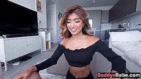 Super cute stepdaughter, suck daddy's cock for cash now?