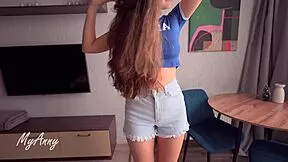 stepsister moans for creampie riding in seductive italian passion