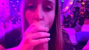 Laney Grey Sucks Brad Newman's Monster Cock Romantically Late Night POV Deepthroat Curvy Blonde Beauty
