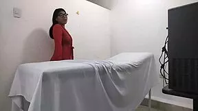 doctor plans patient massage but horny latina whore flips script riding him hard