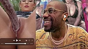 thicc beefy brown pussy licked deep 😍 princess zelda creampied hard in tight hole nerdy girl oozes cum after tendril fuck 💦