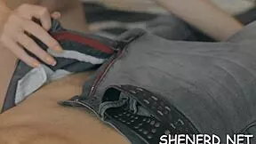 Did you see that nerdy teen slut sucking the hottest cock ever?