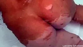 Horny BBW Brazilian Deepthroats Fat Monster Cock After Family Leaves Home