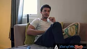 stepson catches me with his crush wanna join our pussy licking threesome?