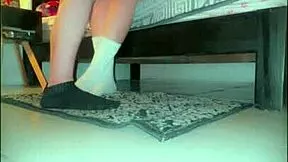 college girl sneaks neighbor in room for secret fuck