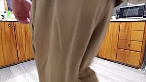 super horny girl humps workout ball until massive squirting orgasm hits