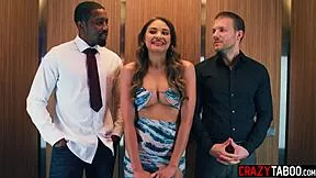 Big ass latina teen gizelle blanco rough 3some fucked monster cocks elevator