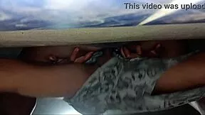 Hot panty-less wife groped by stranger asks directions then begs for creampie 1on1 sex