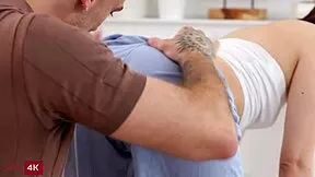 Skinny beauty cruella fingers pussy then takes brutal anal doggystyle ride