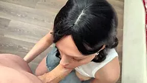 Petite student slams tight pussy for micro-loan payback