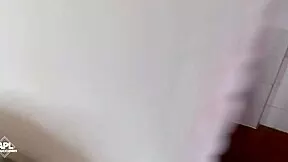 Chubby Stepmom's Huge Ass Bent Over for Creampie While Hubby Watches Part 1