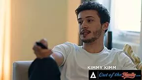 stepson catches me with his crush wanna join our pussy licking threesome?