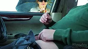 Caught Jerking? Nympho Stranger Devours Your Cock Now