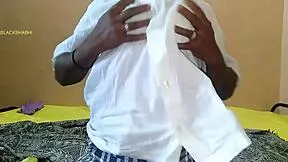 aunty shows off her sexy ass on webcam while fingering wet pussy for horny fans