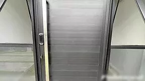 Brunette Latina pornstar in lingerie seduces delivery guy with perfect ass worship