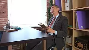 this horny teen beauty bends over for mature pov doggystyle