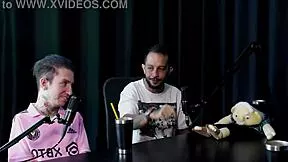 Suggestive Interview with Naughty Alice Vasconcelos in Sheer Red