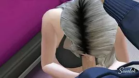 blonde babe submits sucking and fucking interracial burglar cock hard