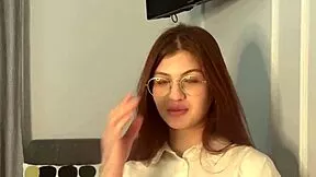 Damn, my hot student begs for cum!