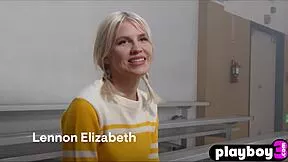 Lennon Elizabeth Strips Petite Cheerleader Body Small Tits Big Ass