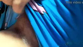 A sexy colombian brunette babe strips panties and toys her huge tits big ass vagina seductively.