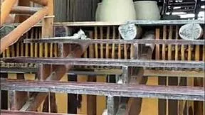 Paradise Nympho Digs Sand-Covered Creamy Pussy