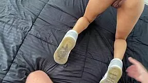 petite latina teen fucks old photographer during lingerie shoot pov pounding