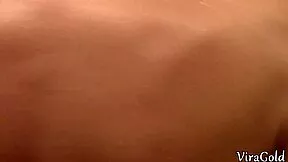 Home Sex Quickie in Toilet Ends with Creampie