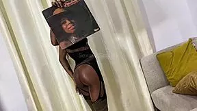 drunk teen dances to donna summer then fingers squirting pussy for stepdaddy