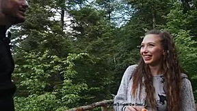 laura quest turns frustration into outdoor bliss with passionate nature sex