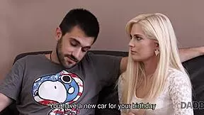 Dad tricks guy to fuck his girlfriend while she's in heels