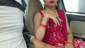 cute desi bhabhi, ready for huge dick pounding in risky car outdoor fuck?