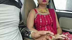 cute desi bhabhi, ready for huge dick pounding in risky car outdoor fuck?