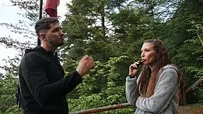 laura quest turns frustration into outdoor bliss with passionate nature sex