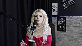 kyra sex teases with lingerie and toys in hot podcast prelims with bia - part 1