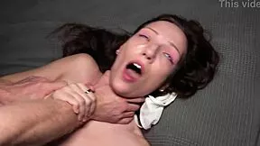 Swimming coach drags cute teen to bedroom bends her over doggystyles her tight pussy raw till facial cumshot