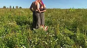 our juicy first-time creampie fuck kissing missionary doggy outdoor bliss 😍💦