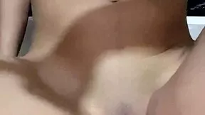 aww this sweet petite 18 plus babe in underwear rubs her tight pussy solo