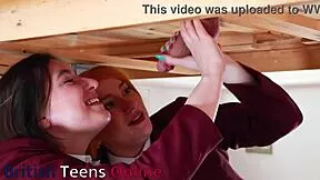 college girls do homework then handjob party with cumshots everywhere!! 📚🍆💦