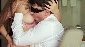 Sensual Couple Sucks Big Natural Tits Licks Juicy Pussy Fucks Missionary Bedroom