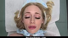 Shy Nurse Patient Fucked Bent Over by Doctor's Monster Cock in Hospital