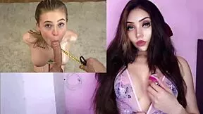 Horny big tits latina blonde masturbates to intense orgasm pov