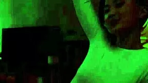 Flexible asian ballerina strips naked teasing tight pussy in gym workout!