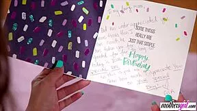 imagine stepmom unwrapping your throbbing dildo on her birthday what wild milf fun follows? 🎉🍆